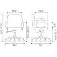 thumbnail image 4 of Silla de Oficina Kessa Muebles Lionel Blanco, 4 of 8