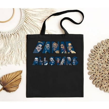 vintage Fania All Stars Tote Bag  Salsa Camisetas Estrellas de la Fania New Bag-TH22025