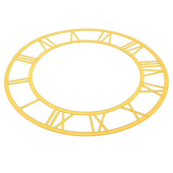 UPOUART Mirror Wall Sticker Wall Clock Sticker Modern Acrylic Time Display 1Pcs