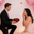 thumbnail image 6 of JHEHF Valentine'S Day Empty Gift Box Rose Heart-Shaped Gift Packaging Boxes Jewelry Storage Holder Gift Box for Anniversary Celebrations Wedding Arrangement, 6 of 8