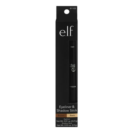e.l.f. Eyeliner & Shadow Stick, Brown/Basic (Best Eyeliner For Waterline 2019)