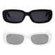 thumbnail image 4 of Gafas de sol BUTABY Rectangulares de estilo retro UV400 para mujer, 4 of 7