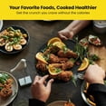 thumbnail image 6 of TurboFry 2-Quart Air Fryer, Dishwasher Safe Basket & Tray, Use Little to No Oil For Healthy Food, 60 Minute Timer, Fry Healthier Meals Fast, Heat And Power Indicator Light, Temp Control, Black, 6 of 6