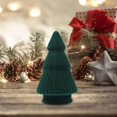 thumbnail image 4 of Holiday time ceramic flocked tree,7 inch,green colour, 4 of 4