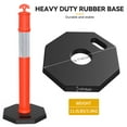 thumbnail image 4 of Dextrus Delineator Post with Base, 9 Pack Traffic Delineator Posts, 4 of 8