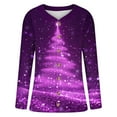 thumbnail image 5 of Christmas Cardigans for Women Plus Size Casual Print Long Sleeve Fashion Open Front Jacket, 5 of 5