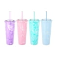thumbnail image 1 of Vaso My Shop de Plástico de Doble Pared con Tapa y Popote para Bebidas Frías de 700 ml., 1 of 4