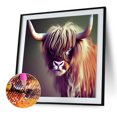 thumbnail image 2 of Pintura de diamante 5D DIY Kit de yak de taladro redondo completo Decoración del hogar Artesanía (3) Hugtrwg Para estrenar, 2 of 9