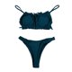 thumbnail image 2 of Conjunto de Bikini de 2 piezas para mujer, de con correa ajustable, de con tiras, triángulo, , de para mujer - XL SG Yinane Traje de bikini de mujer, 2 of 8