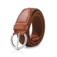 thumbnail image 4 of AWAYTR Elastic Kids' Baseball Belts Brown, 4 of 8