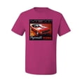 thumbnail image 2 of 1971 Hemi Plymouth Cuda American Muscle Car | Mens Cars and Trucks Graphic T-Shirt, Fuschia, Small, 2 of 3