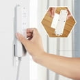 thumbnail image 4 of No Drill Power Strip Holder, Self-Adhesive Surge Protector Mount with Cable Management, Punch Free Socket Organizer for Desk Wall Cabinet, Space Saving Plug-in Bracket with Strong Sticky Pad, 4 of 8