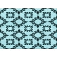 thumbnail image 1 of Ahgly Company Machine Washable Indoor Rectangle Transitional Blue Jay Blue Area Rugs, 3' x 5', 1 of 7
