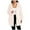 Pink, variant on Women's Fuzzy Shearling Coat, Winter Warm Oversized Jacket with Lapel Collar, Casual Zipper Outwear for Daily Use Brown, S