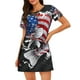 thumbnail image 1 of Disketp Largemouth Bass Fish in USA para Camisón Corto de Manga Corta para Mujeres, Camisón Cómodo con Escote Redondo, Bonito y Confortable, 1 of 6