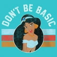 thumbnail image 2 of Girl's Aladdin Jasmine Don't Be Basic Graphic Tee Tahiti Blue Large, 2 of 4