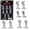 Gray, variant on 8 Unpainted Fantasy Zombie Mini Figures- All Unique Designs- 1 Hex-Sized Compatible with DND Dungeons and Dragons & Pathfinder and All RPG Table Top Games