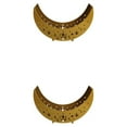 thumbnail image 1 of Cateissary de servicio con forma de luna de hierro, elegante de servicio de aniversario de Color sólido que no se desvanece, tipo de vajilla Tipo 1 2Conjunto, 1 of 6