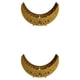 thumbnail image 3 of Bandeja de servicio Naiovety de hierro con forma de luna decorativa color sólido Tipo 1 2Conjunto, 3 of 6