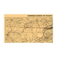 thumbnail image 4 of Historic State Map - North Carolina Tennessee Mountain Region - Nicholson 1865 - Vintage Wall Art, 4 of 4