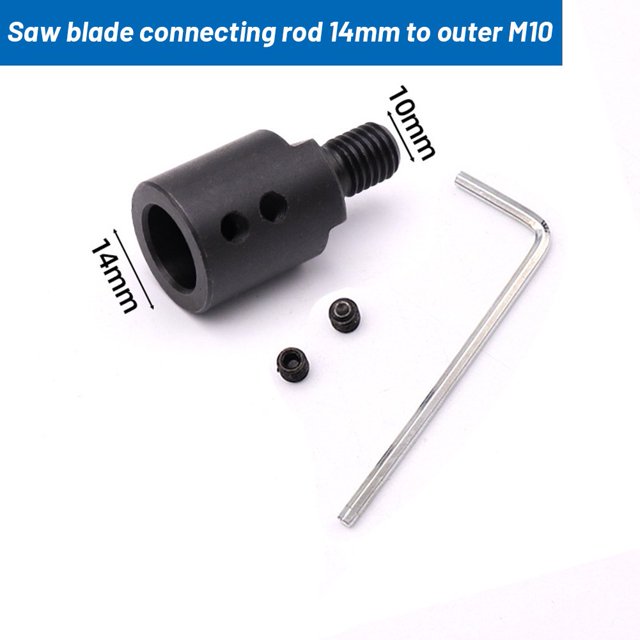 MYG 1 Set M10 bushing saw blade connecting shaft For saw blade connection joints