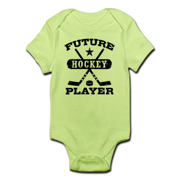 CafePress - Future Hockey Player Infant Bodysuit - Baby Light Bodysuit