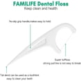 thumbnail image 2 of FAMILIFE Floss Picks Mint Dental Floss Picks with 4 Travel Handy Cases 240 Count Flossers, 2 of 5
