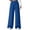 Navy, variant on LEAVINGSUO Wide Leg Pants for Women Solid High Waist Elastic Sweatpants Casual Loose Flowy Workout Pants With Pocket Black S