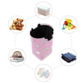 thumbnail image 7 of Yayeee Freestanding Laundry Hamper with Handle Collapsible Large Storage Basket for Clothes, Ice Cream Rainbow Pattern, 7 of 7