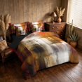 thumbnail image 2 of Manfei Abstract Oil Painting Twin Bedding, Red Brown Brushstroke Bedding Comforter Set, Red Brown, Black Reversible 7 Pieces, 2 of 6