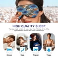 thumbnail image 6 of IAUYY Sleep Mask, Super Soft Eye Masks with Adjustable Strap, Lightweight Comfortable Blindfold,Perfect Blocks Light for Men Women Orange Tropical Leaves, 6 of 7