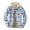 Blue, variant on Meichang Men's Fleece Jackets Plus Size Plaid Hoodies Streetwear Button Down Shirt Jacket Modern Fit Long Sleeve Lightweight Jacket