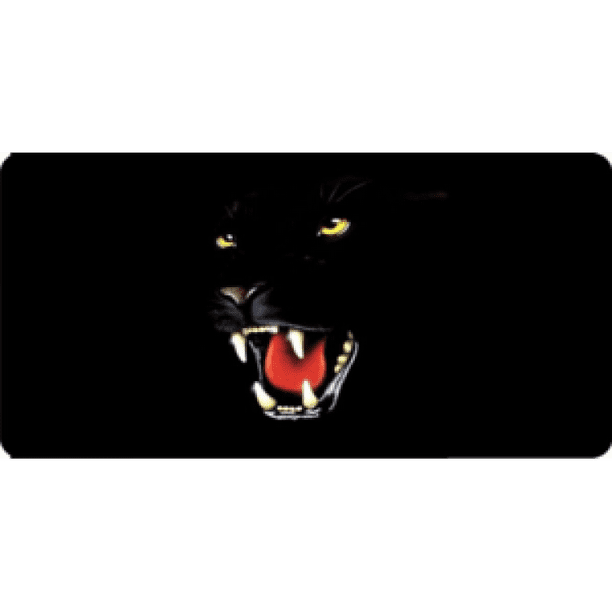 Plaque Noire de Jaguar License