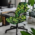 thumbnail image 2 of Renewold Office Chair Cover Executive Computer Chair Slipcover Stain Resistant High Back Chair Protector for St Patricks Day Home Decor Universal Fits, Cute Green Clover, L, 2 of 7