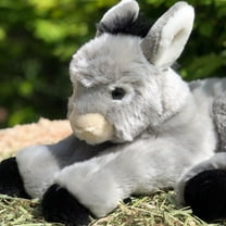 Auswella Plush 9 Inch Gray Donkey Plush Stuffed Animal