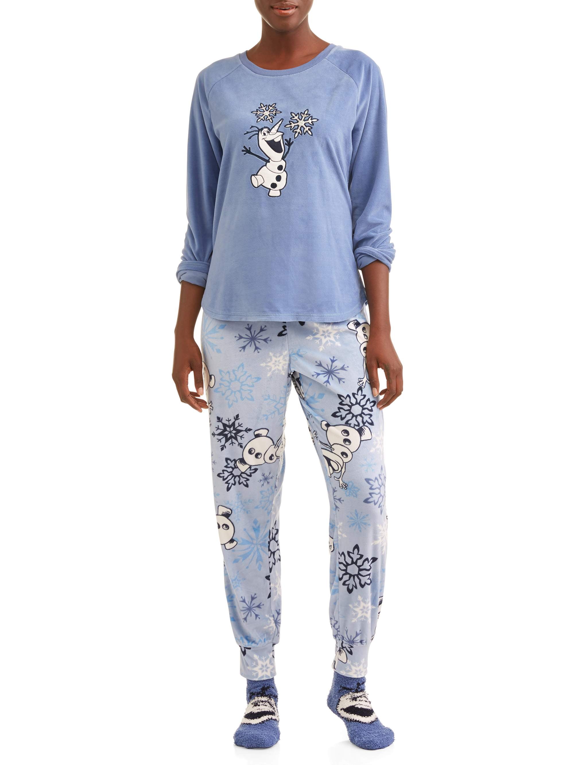 paradijs Tolk pad Frozen Women's and Women's Plus Olaf Pajama Gift Set - Walmart.com