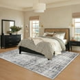 thumbnail image 2 of Hasoo 5' x 7' Area Rug for Living Room Boho Vintage Rug Non Slip Throw Rugs Floral Bedroom Rug, Beige/Gray, 2 of 7