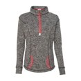 thumbnail image 2 of J America JA8617 Ladies Cosmic Fleece Quarter-Zip, 2 of 3