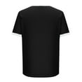 thumbnail image 4 of Aofany Men's Vintage Short Sleeve T-shirt V Neck Slim Men Blouse Running Gym Athletic Tops, 4 of 4