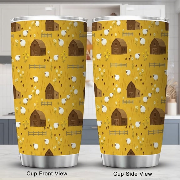 Rainbow Tumbler 20oz with Lid Nature Travel Coffee Cup for Friend Holiday Birthday Party Favors