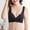 Black, variant on Women's Front Closure Push Up Lace No Underwire Plus Size Wireless Sexy Full Coverage Padded Strappy Bra for Daily