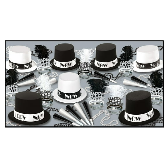 Beistle The Puttin' On The Ritz Kit For 50 People for New Year's Eve