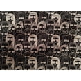 thumbnail image 5 of oneOone Cotton Cambric Black2 Fabric People Doodle Art Dress Material Fabric Print Fabric By The Yard 42 Inch Wide, 5 of 6
