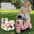 thumbnail image 6 of HomePerch 12V Kids Ride On Electric Motorcycle for Girls, 3-Wheel Toddler Motorbike with Bluetooth MP3 Music, Battery Powered Ride On Toy with LED Lights, for Kids Ages 3-6, Pink, 6 of 8