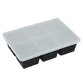 thumbnail image 2 of Hariumiu Ice Cube Mold 6/8 Grids Silicone Ice Making Tray Easy Release Large Square Cube Mold for Home Kitchen, 2 of 8