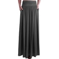 thumbnail image 1 of Doublju Women's Flowy Flared Comfy Maxi Skirt (Plus Size Available), 1 of 4
