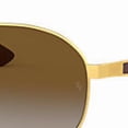 thumbnail image 7 of Ray-Ban RB3549 Aviator Sunglasses, Polished Arista Gold with Brown Lenses, 7 of 7