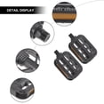 thumbnail image 2 of MUSEYA 1 Pair of Cycle Pedals Road Bike Black Plastic for Rainy Days, 2 of 8