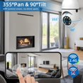 thumbnail image 2 of 2Pack E27 Light Bulb 1080p Camera , 2.4GHz & 5G WiFi Security Cameras Wireless Outdoor, Wireless Cameras for Home Security, Indoor Security Camera, 2 of 8