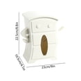 thumbnail image 3 of Dvkptbk plastic tissue box Colorful Funny Plastic Tissue Cover Box with Support-Spring for Office Home Kitchen Toilet, 3 of 6